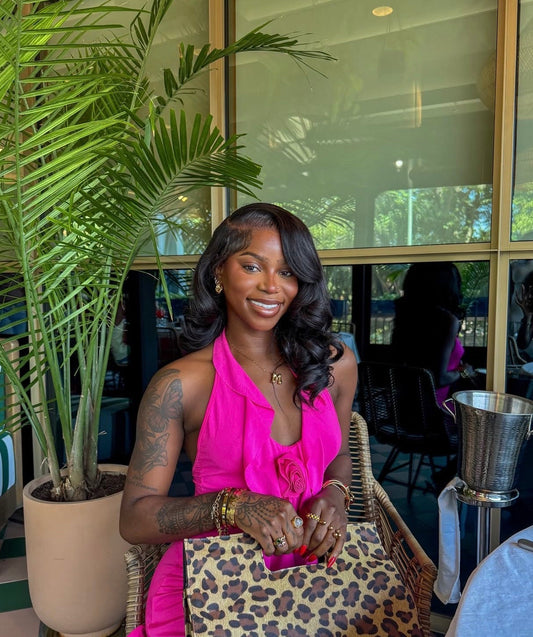 Initial Gold Bubble Necklace