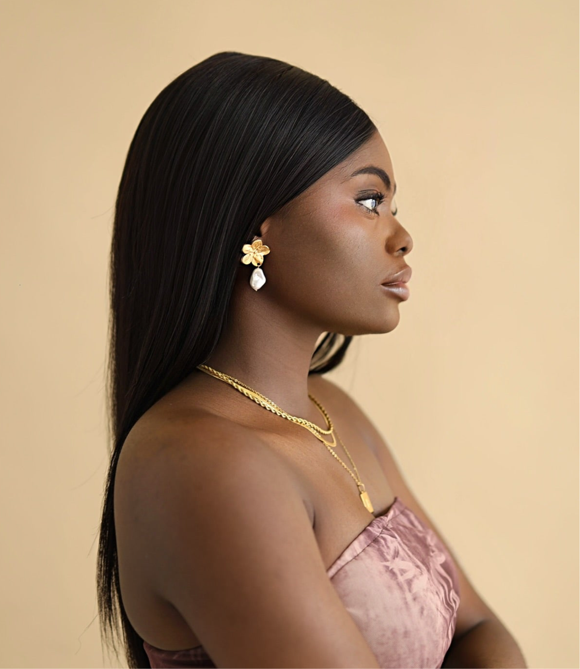 Daisy Pearl Earrings