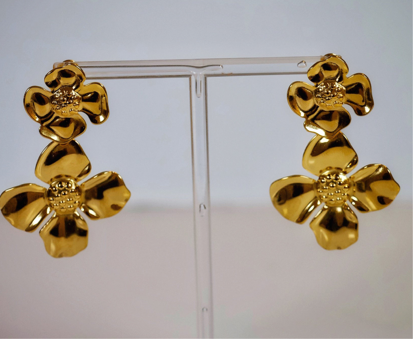 Double Flower Earrings