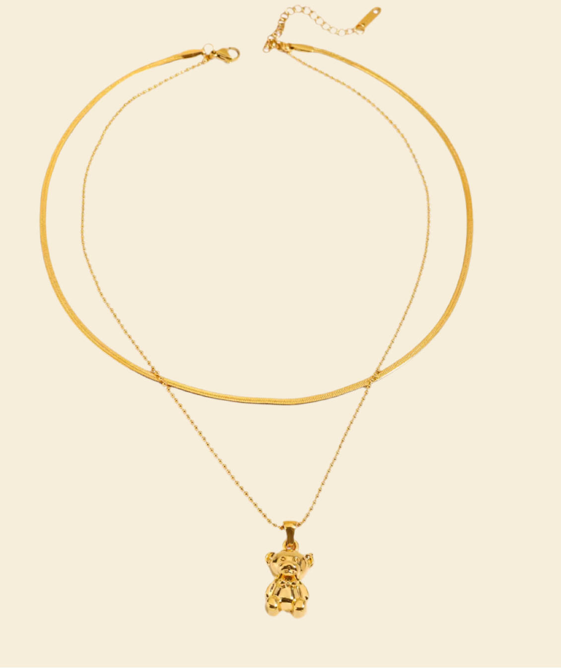 Belle Teddy Necklace