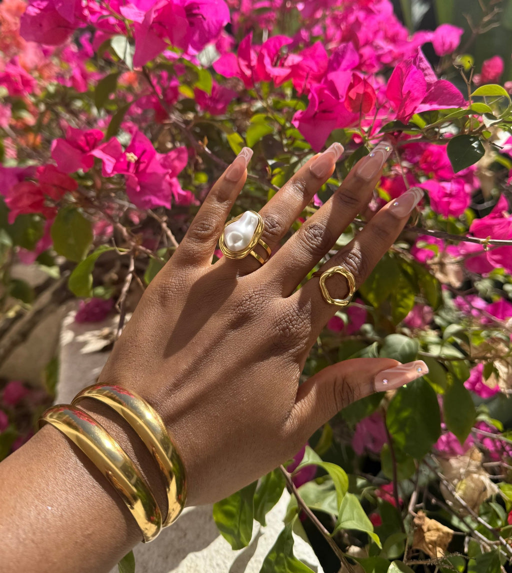 Athena Pearl Ring - Adebi Brand