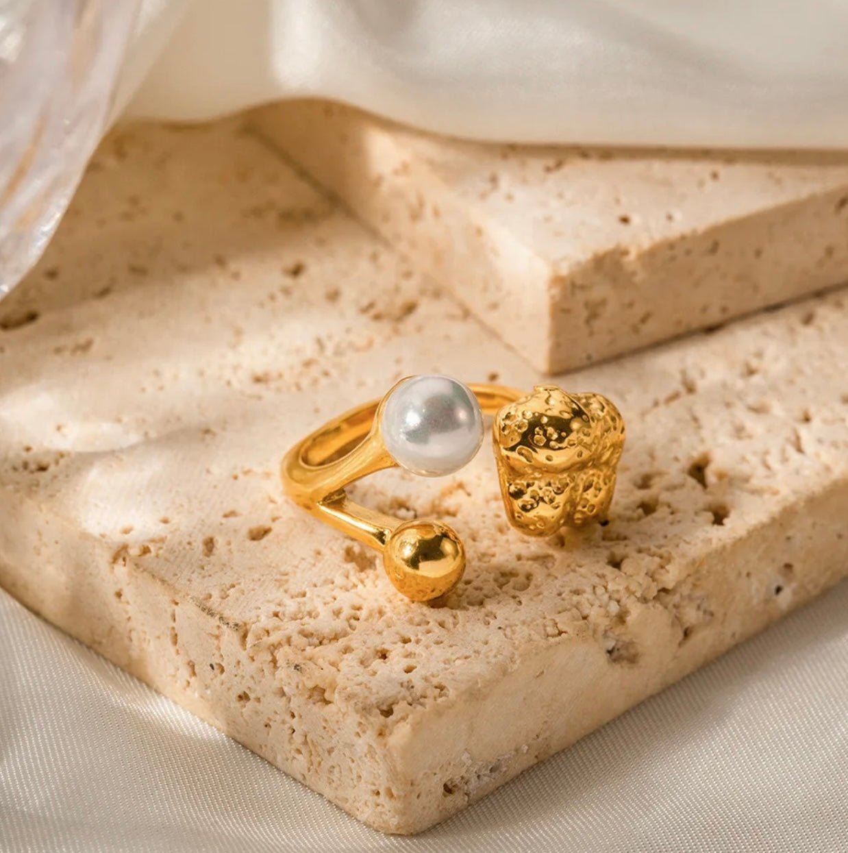 Yara Pearl Ring - Adebi Brand